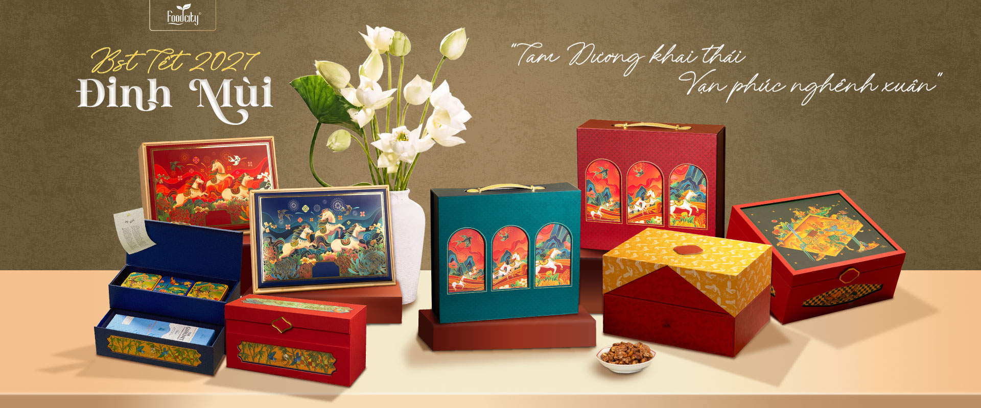 BST quà Tết doanh nghiệp mới nhất Food City Việt Nam
