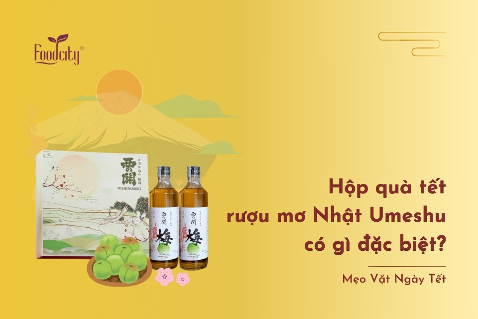 Hộp quà tết rượu mơ Nhật Umeshu có gì đặc biệt?