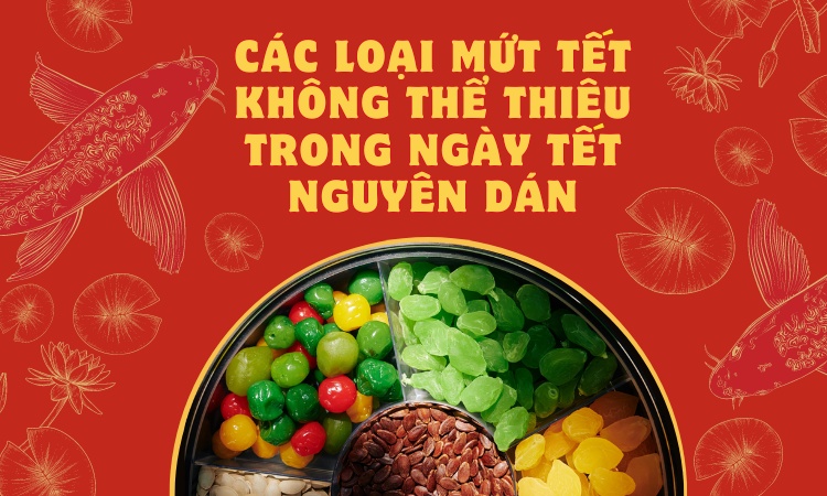 Các loại mứt Tết không thể thiếu trong ngày Tết Nguyên Đán