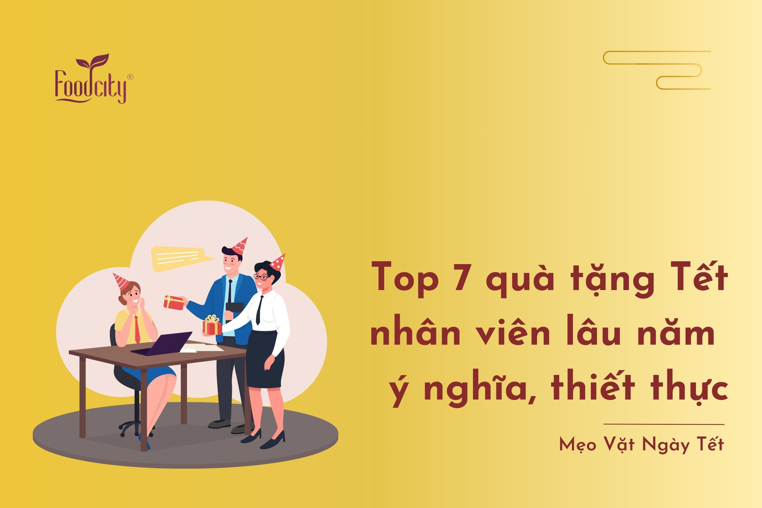 Gợi ý những món quà tặng Tết cho nhân viên lâu năm