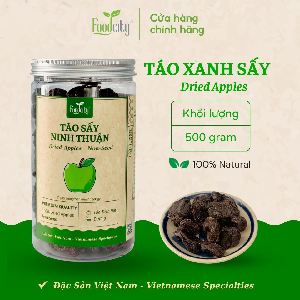 Táo xanh sấy dẻo Ninh Thuận (500gr)