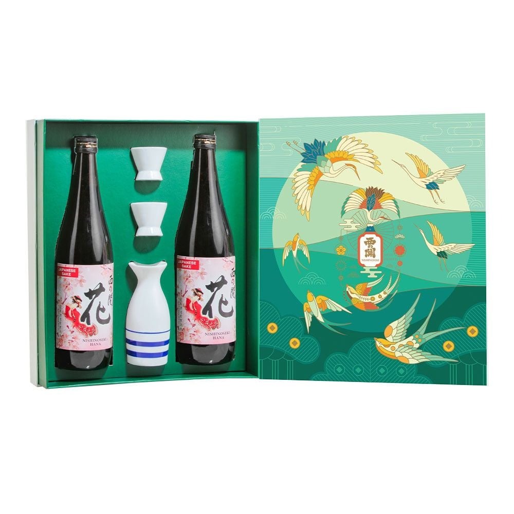 Hộp quà tết Việt Nhật Sake Nishino Seki Hana