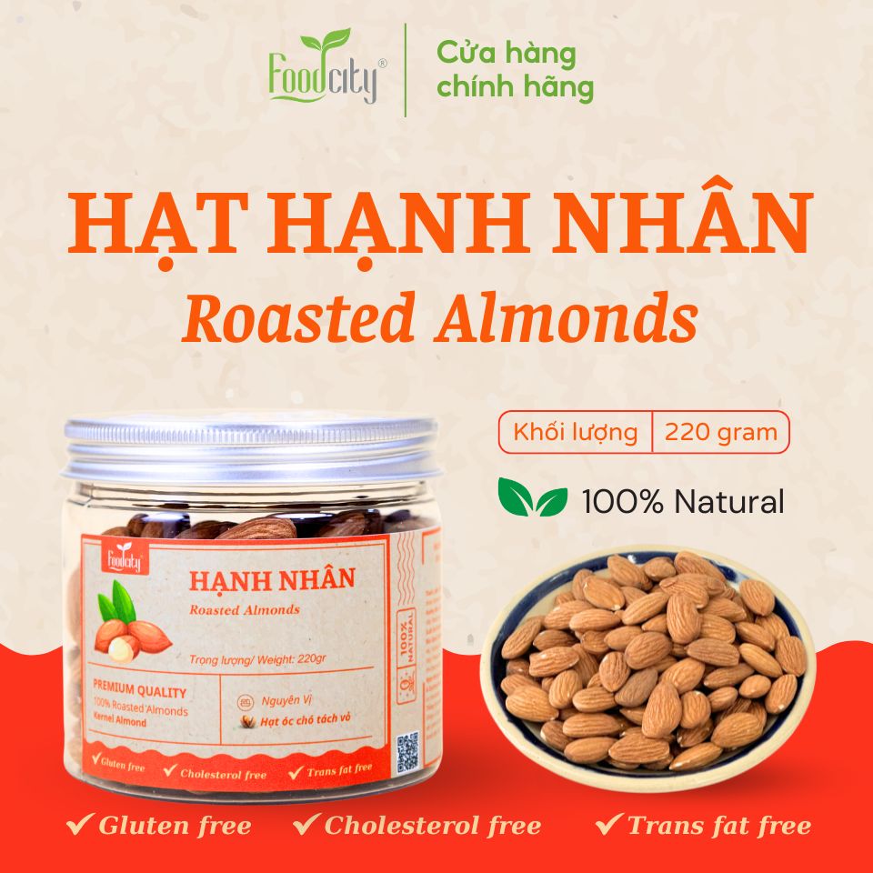 Nhân Hạnh nhân (220gr)