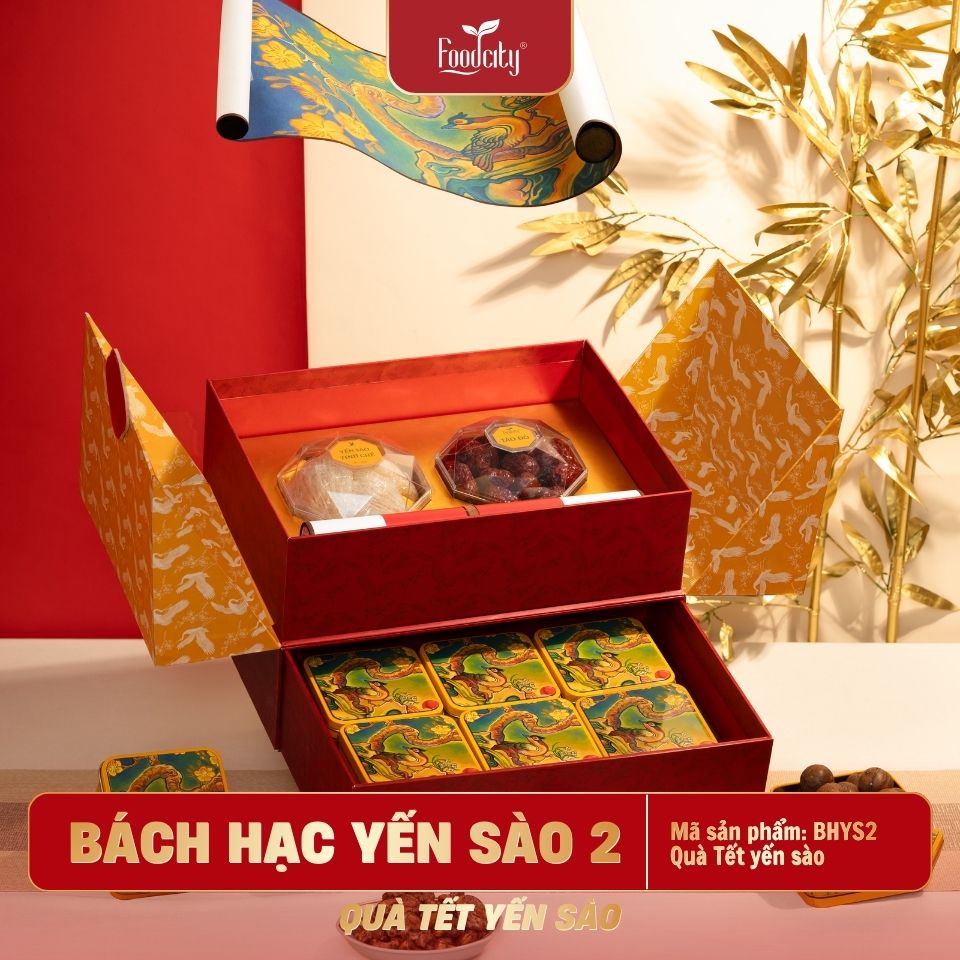 Hộp quà Tết Yến Sào 2027 Bách Hạc 02