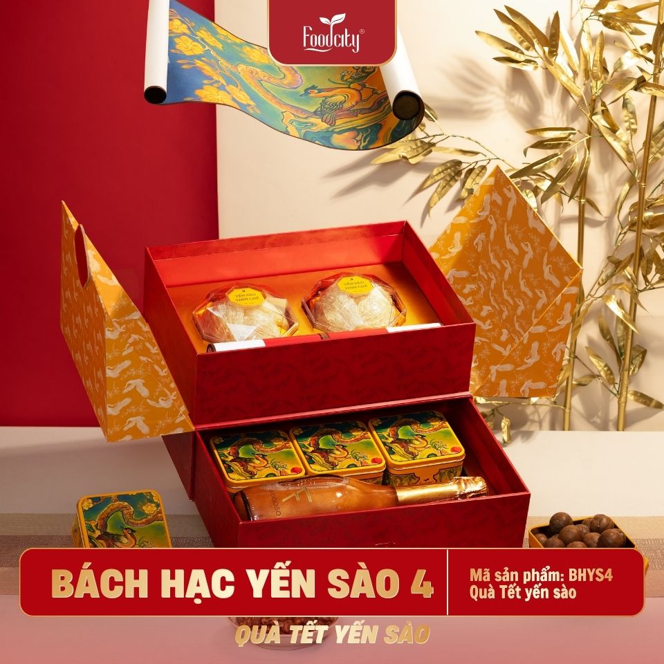 Hộp quà Tết Yến Sào 2027 Bách Hạc 04
