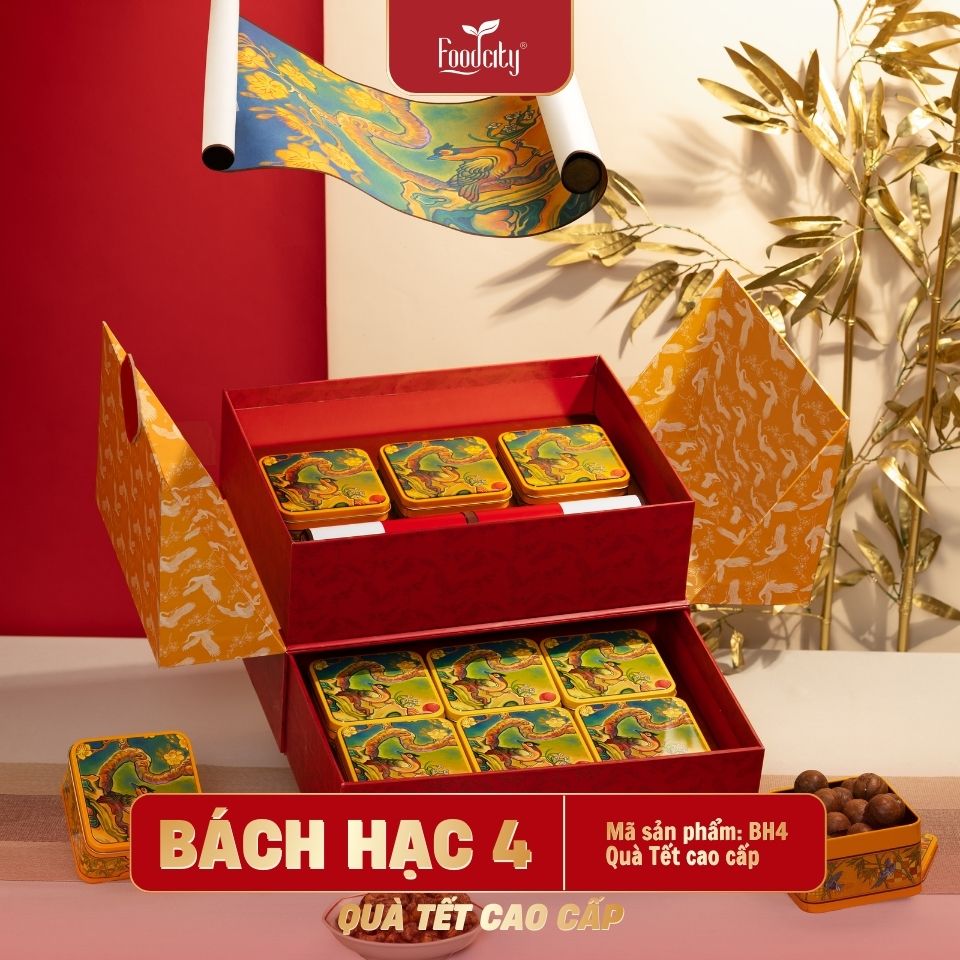 Hộp quà Tết Cao Cấp 2027 Bách Hạc 04