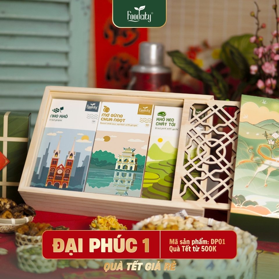 Hộp Quà Tết Giá Rẻ 2027 ĐẠI PHÚC 1