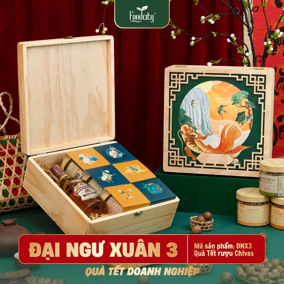 Hộp Quà Tết Doanh Nghiệp 2027 ĐẠI NGƯ XUÂN 03