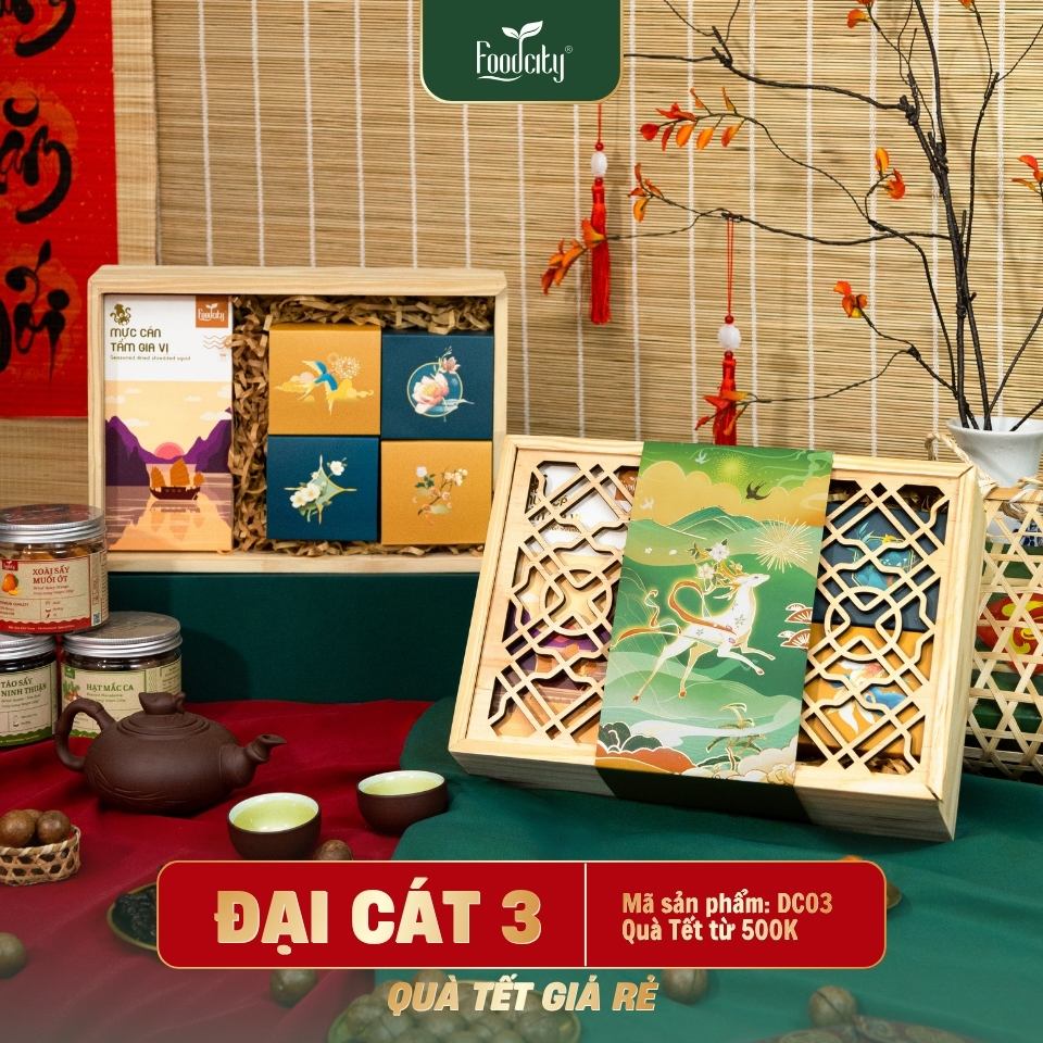 Hộp Quà Tết Giá Rẻ 2027 Đại Cát 3