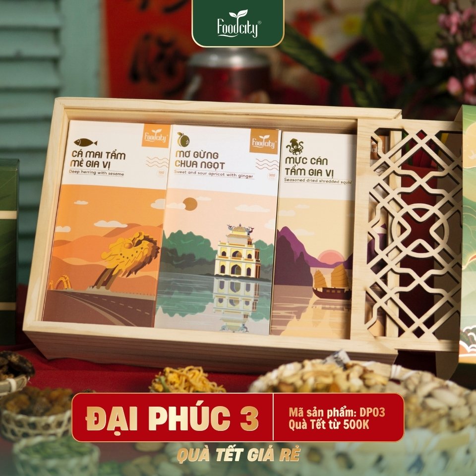 Hộp Quà Tết Giá Rẻ 2027 ĐẠI PHÚC 3