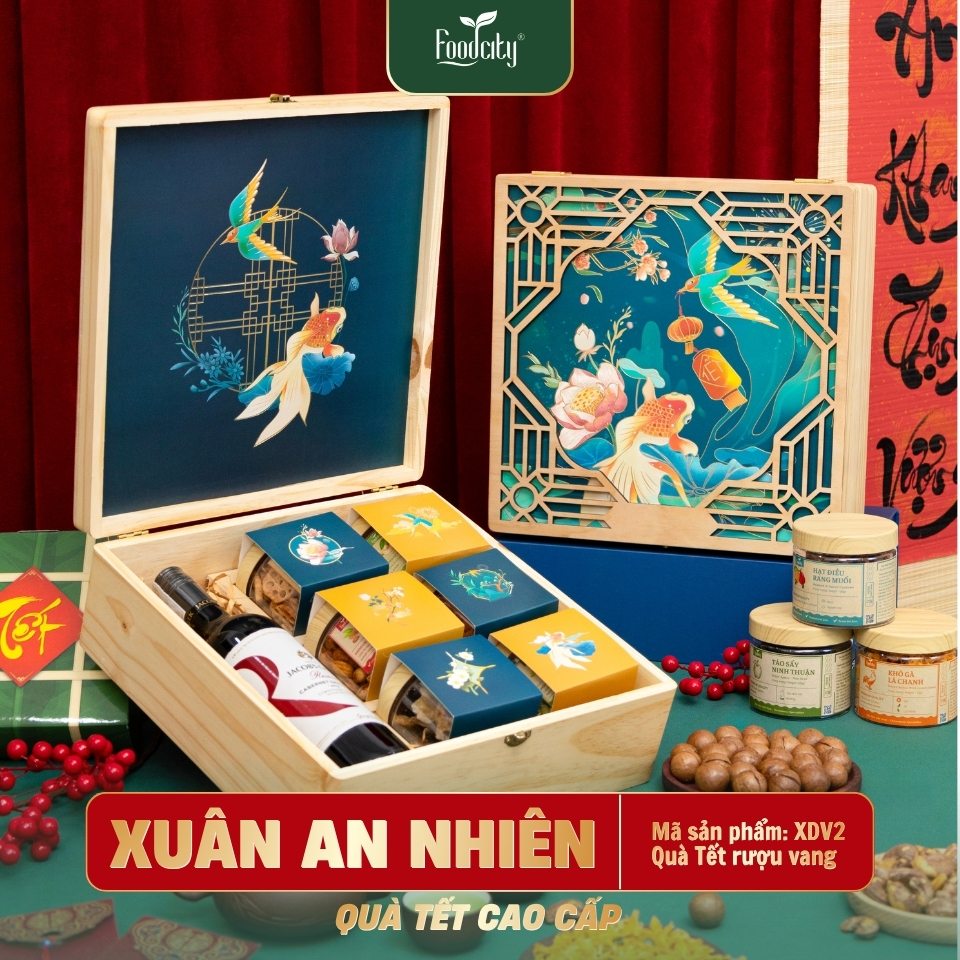 Hộp quà tết cao cấp 2027 XUÂN AN NHIÊN