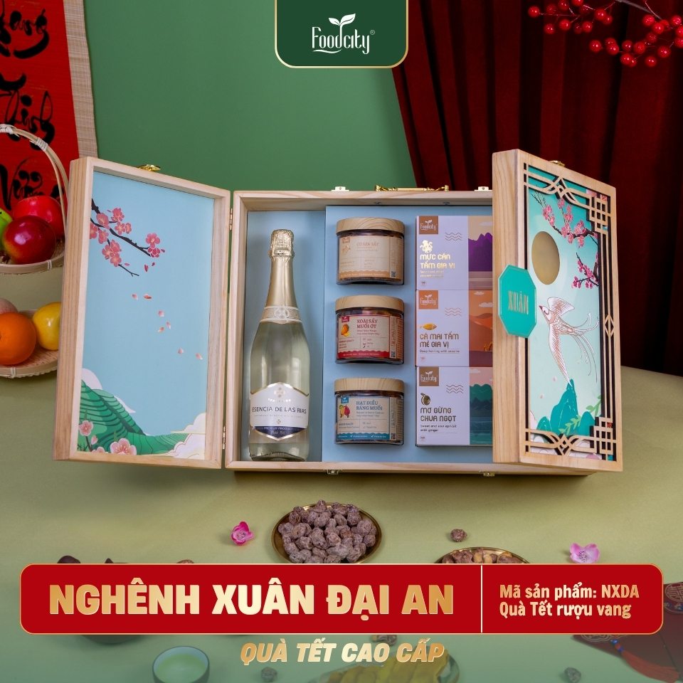 Hộp Quà Tết Cao Cấp 2027 NGHÊNH XUÂN ĐẠI AN