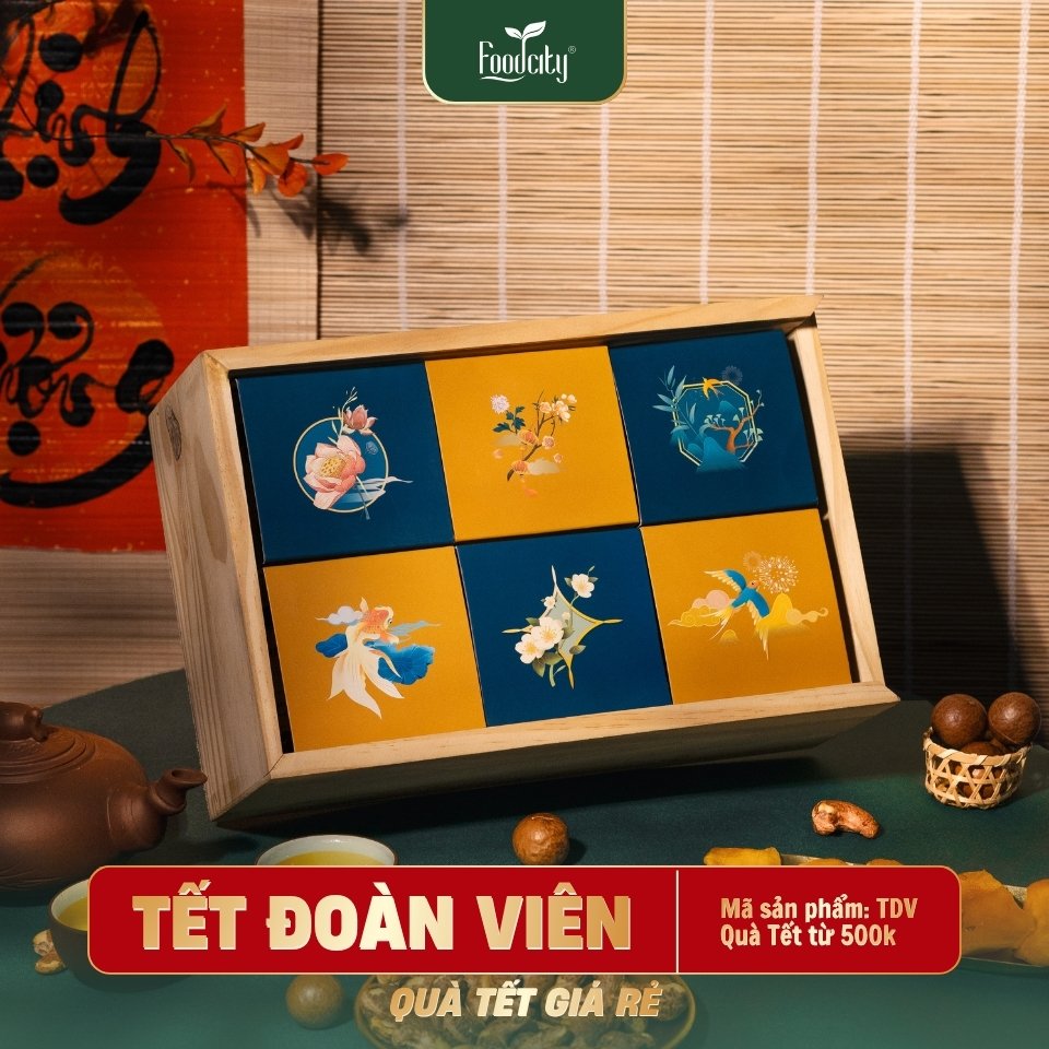 Hộp quà tết Giá Rẻ 2027 TẾT ĐOÀN VIÊN