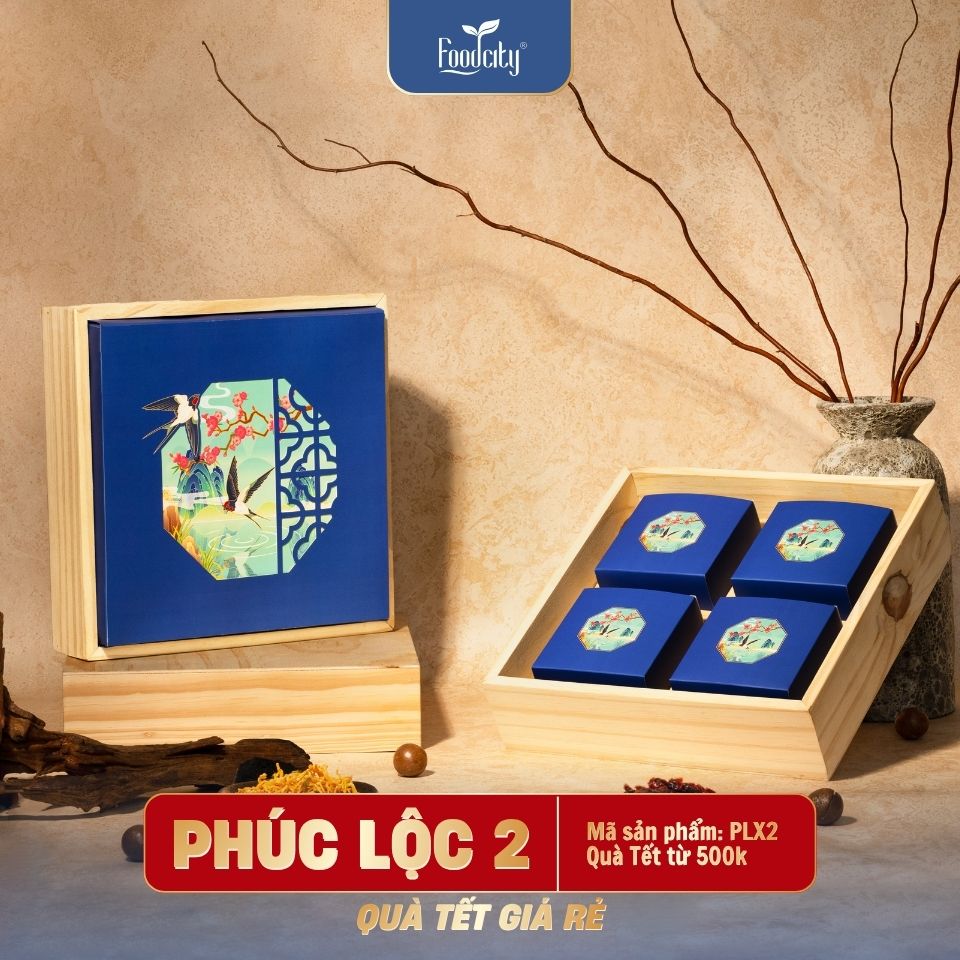 Quà Tết giá rẻ 2027 Phúc Lộc 2 phiên bản xanh