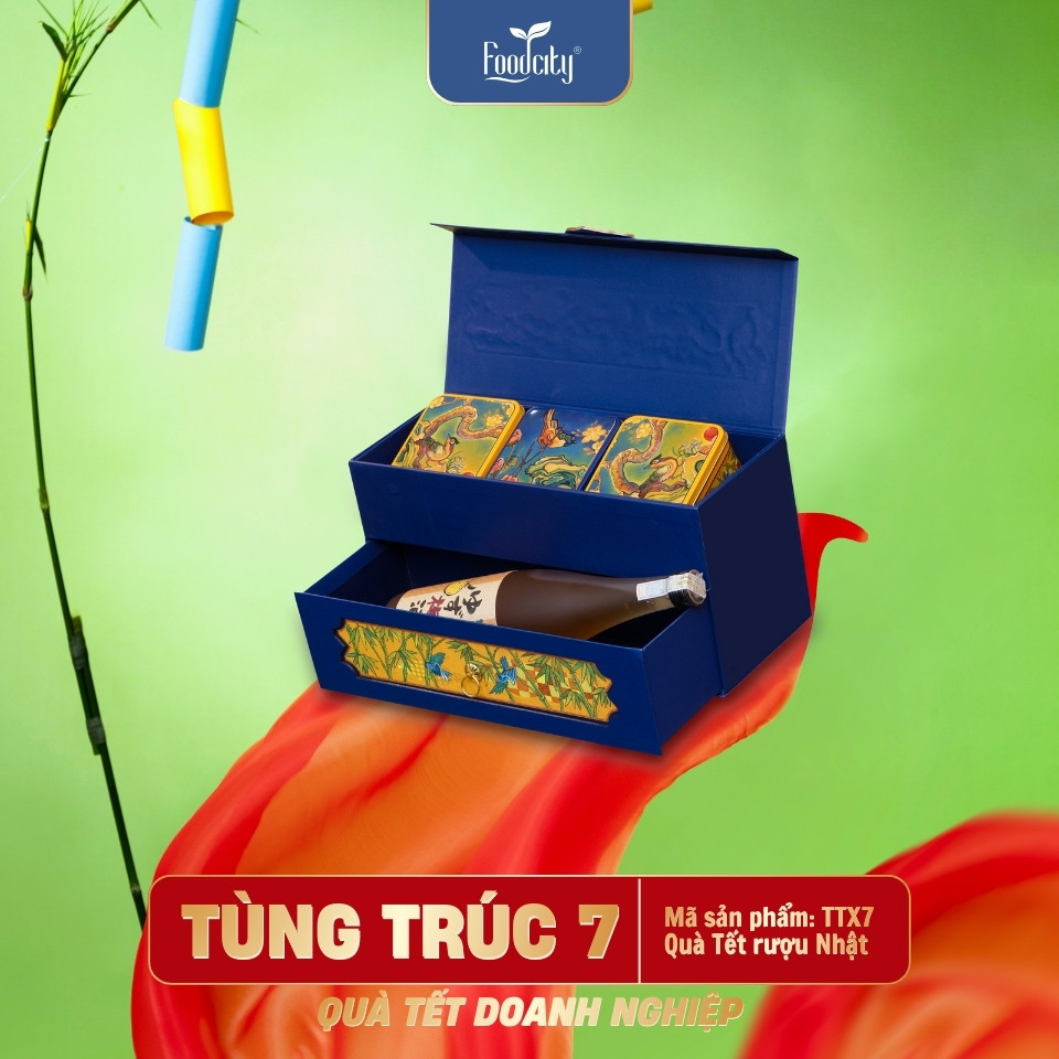 Quà Tết Doanh Nghiệp 2027 Tùng Trúc 7 phiên bản xanh 