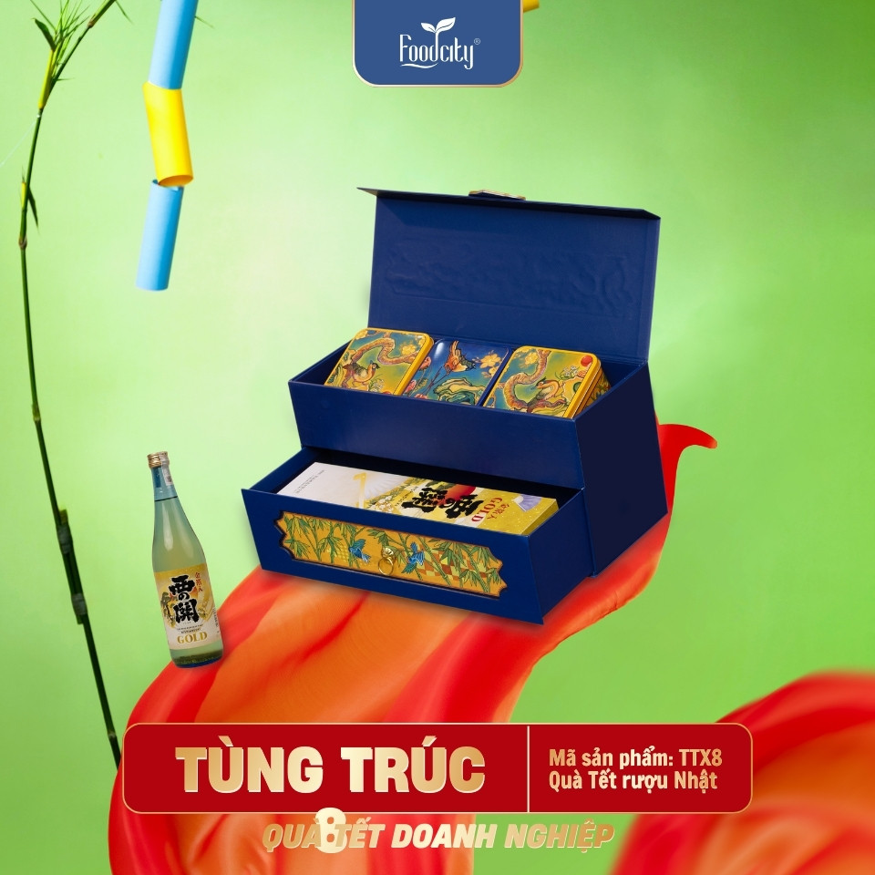 Quà Tết Doanh Nghiệp 2027 Tùng Trúc 8 phiên bản xanh 