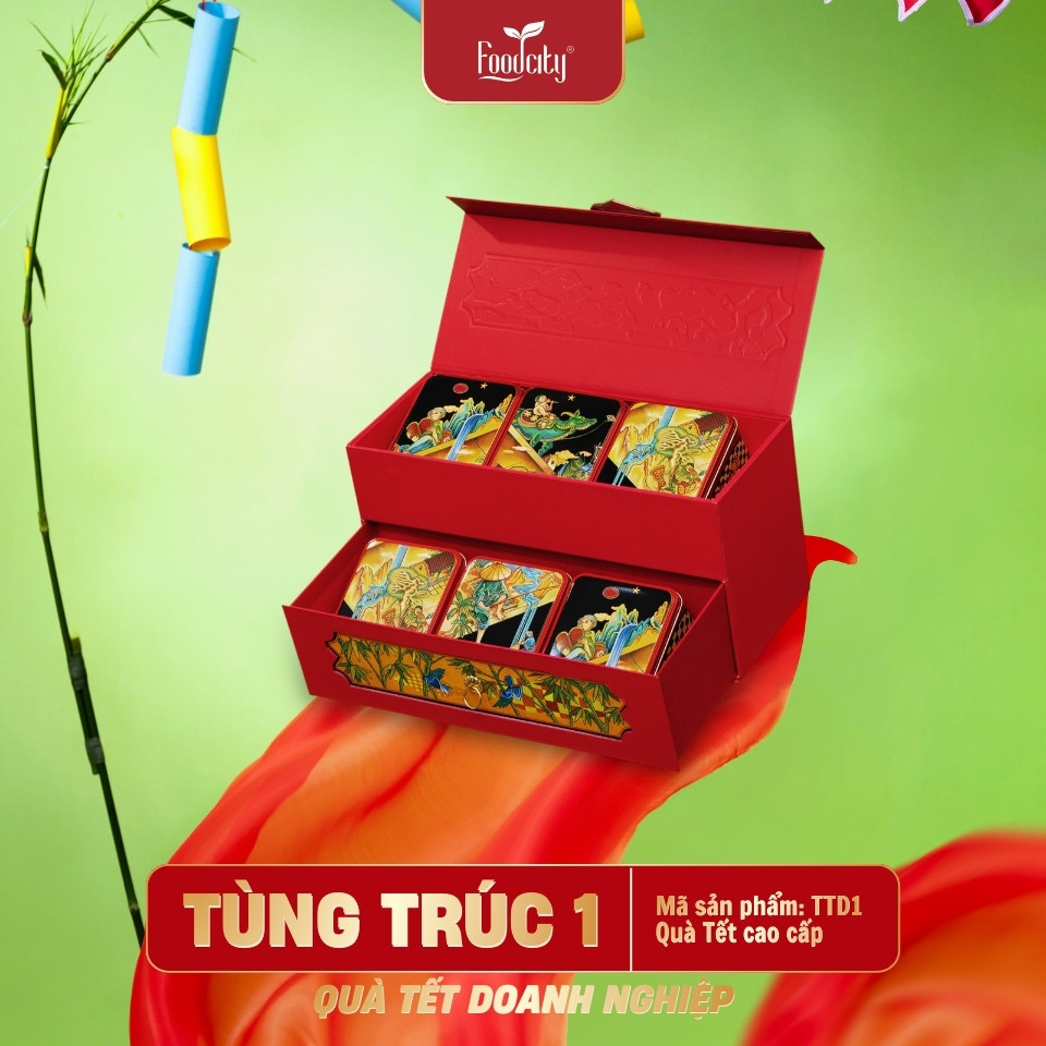 Quà Tết Doanh Nghiệp 2027 Tùng Trúc 1 phiên bản đỏ