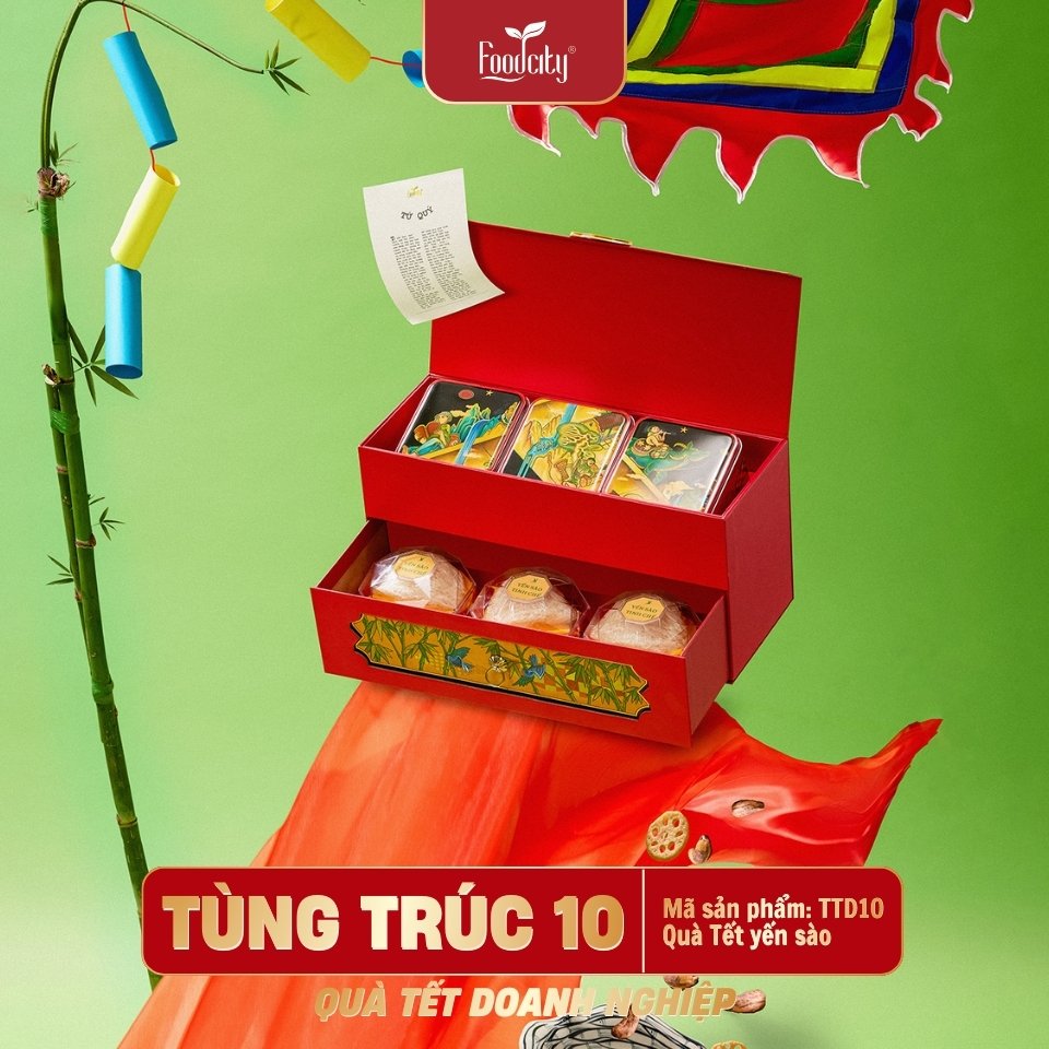 Quà Tết Doanh Nghiệp 2027 Tùng Trúc 10 phiên bản đỏ