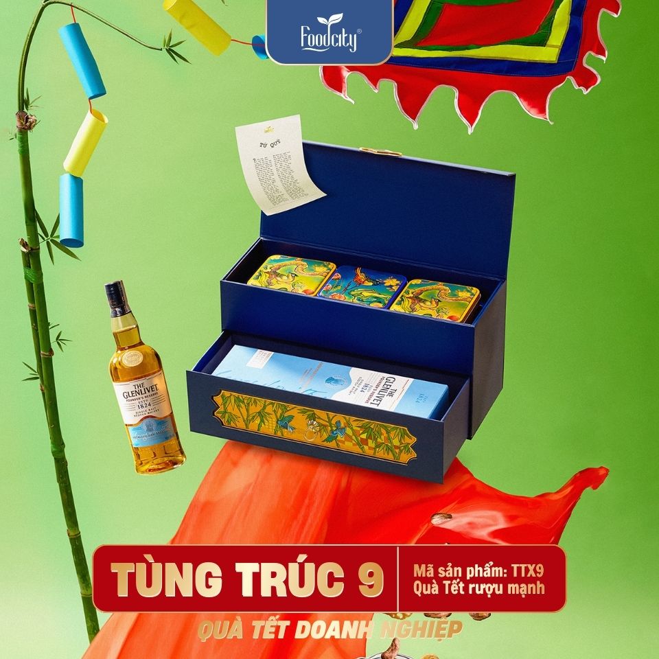 Quà Tết Doanh Nghiệp 2027 Tùng Trúc 9 phiên bản xanh 