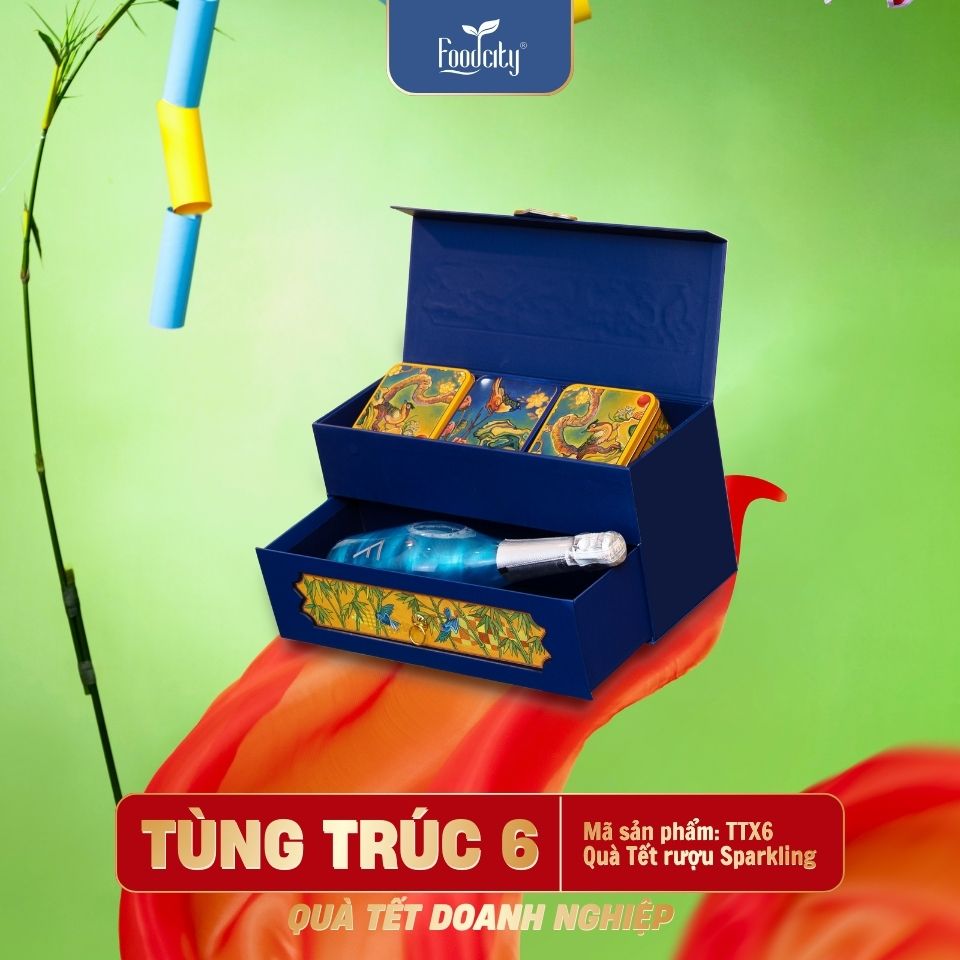 Quà Tết Doanh Nghiệp 2027 Tùng Trúc 6 phiên bản xanh 