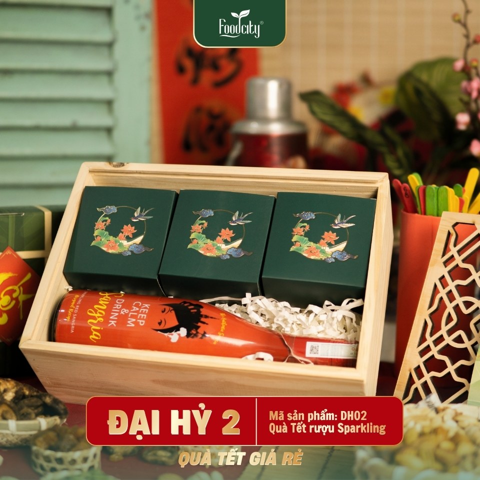 Hộp Quà Tết Giá Rẻ 2027 ĐẠI HỶ 2