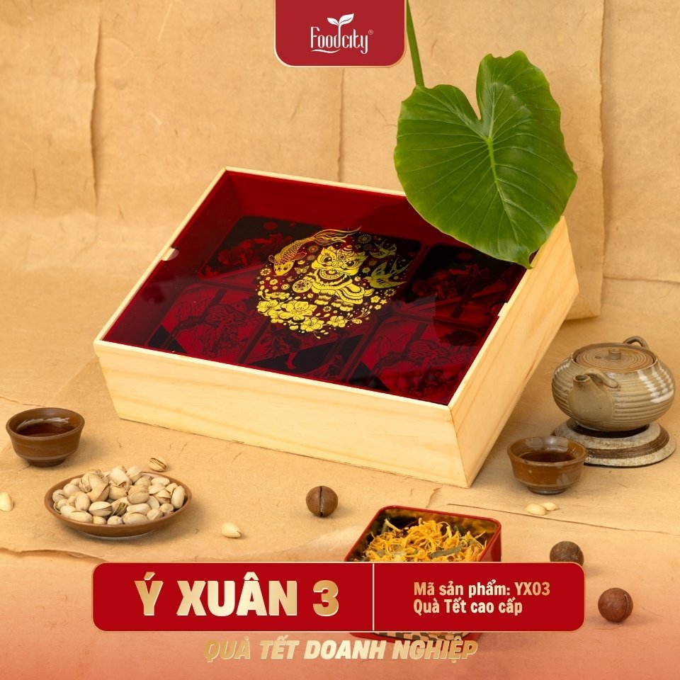 Hộp quà Tết doanh nghiệp 2027 Ý Xuân 3