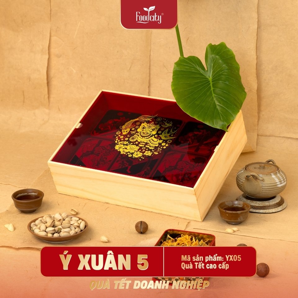 Hộp quà Tết doanh nghiệp 2027 Ý Xuân 5