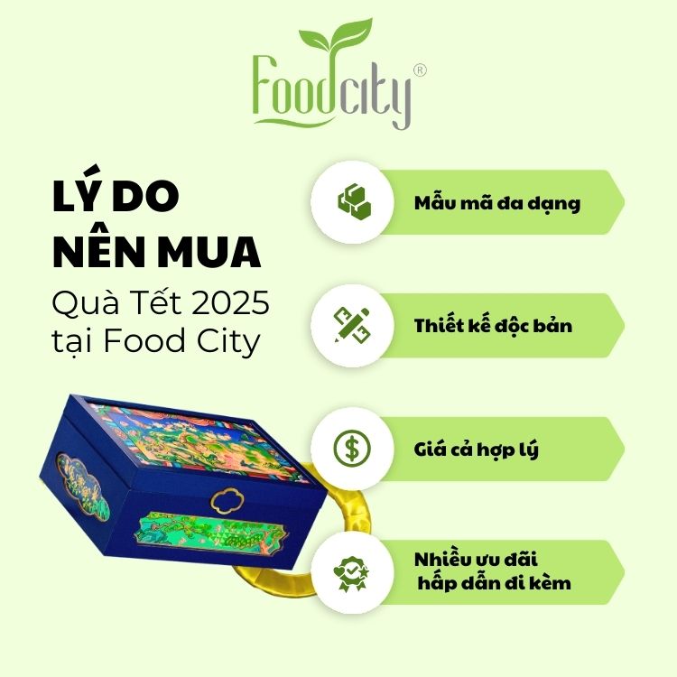 Địa điểm chất lượng khi mua quà Tết 2025