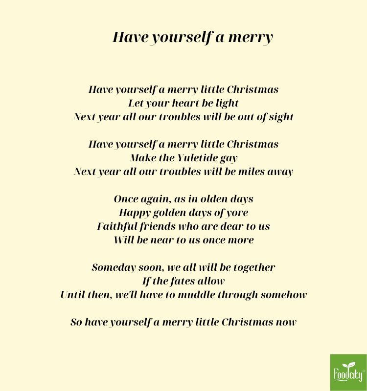 nhạc giáng sinh tiếng anh have yourself a merry