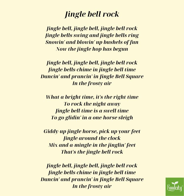 nhạc giáng sinh tiếng anh jingle bell rock
