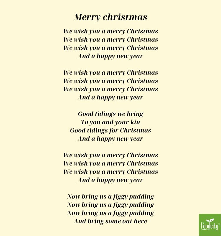 nhạc giáng sinh tiếng anh merry christmas