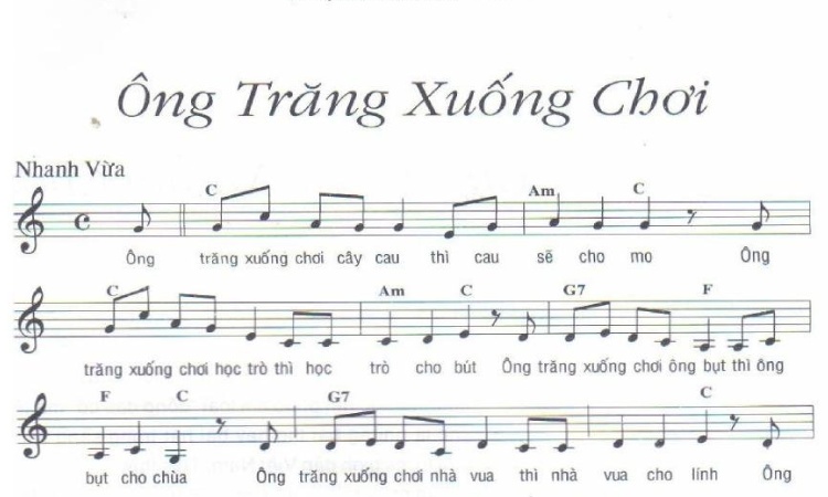 bài hát ông trăng xuống chơi