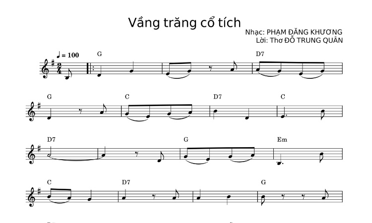 bài hát vầng trăng cổ tích