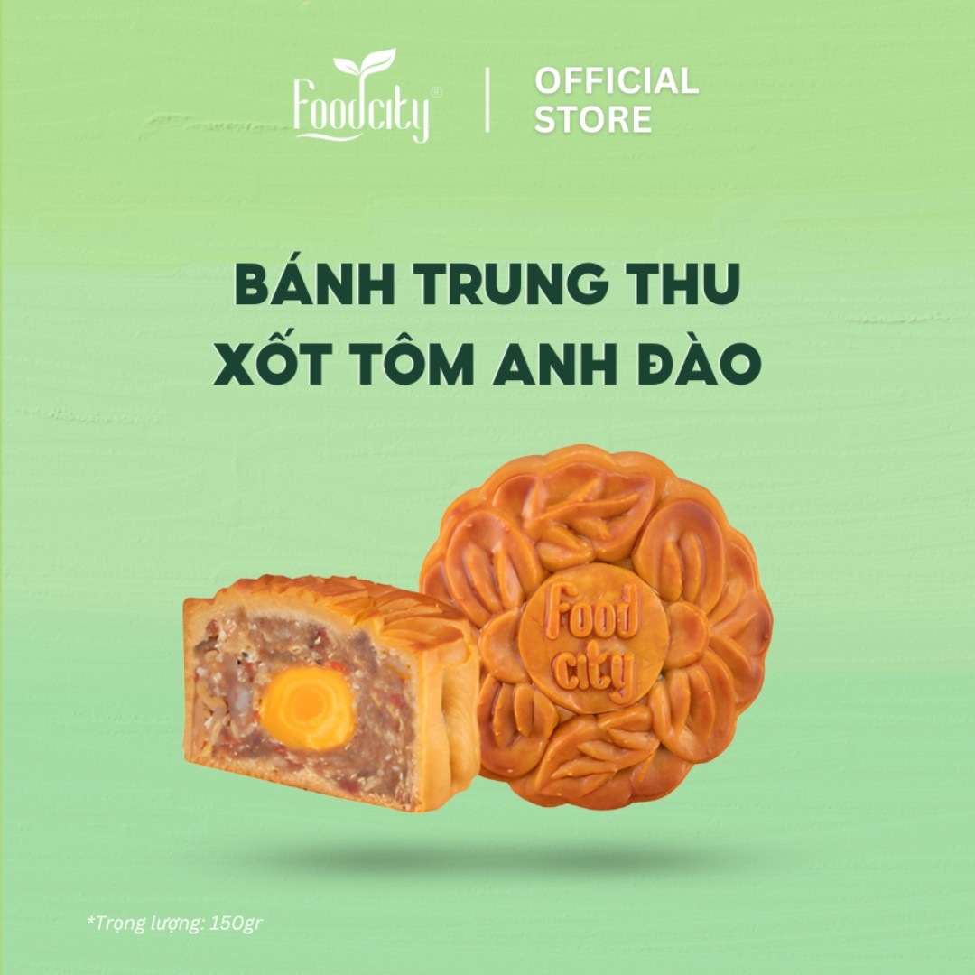 Bánh trung thu sốt tôm anh đào