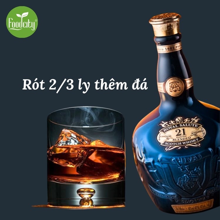 cách uống chivas 21 năm tuổi