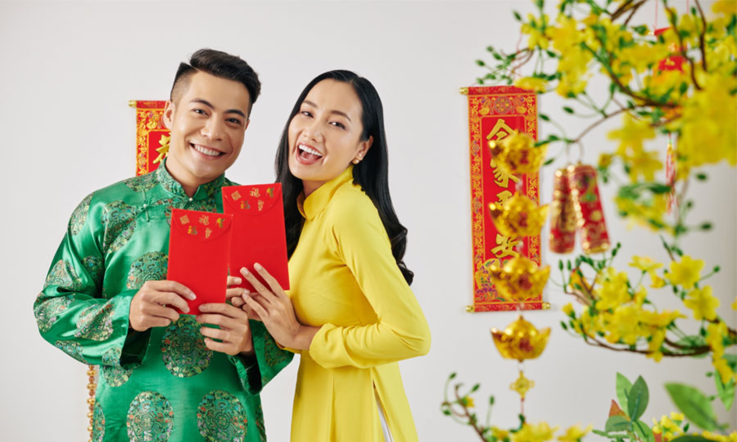 câu chúc tết hài hước và thú vị dành cho người yêu