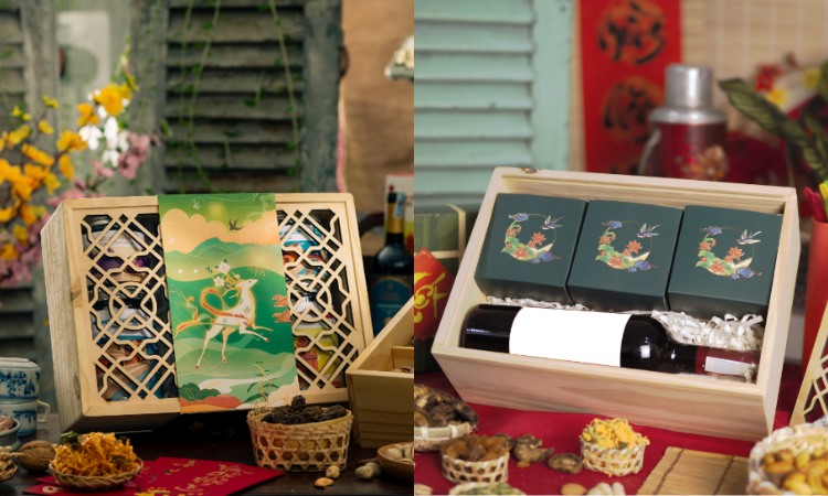 Hộp quà Tết giá rẻ Đại Hỷ
