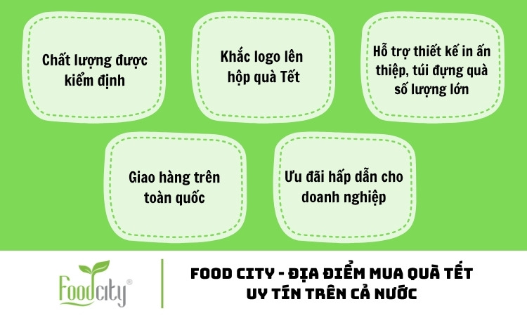 Mua quà Tết 2026 chất lượng giá tốt tại Food City