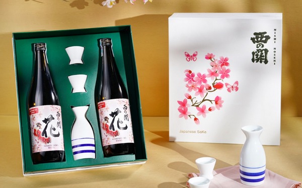 Hộp quà Anh Đào rượu Sake Nishino Seki Hana