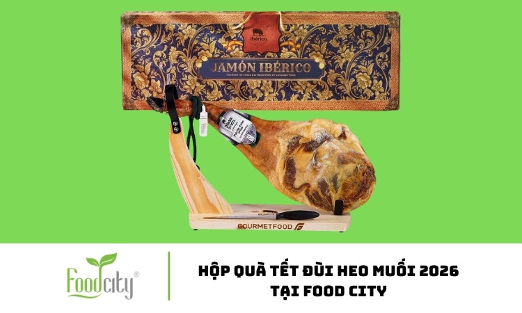 Hộp quà Tết đùi heo muối chất lượng cao