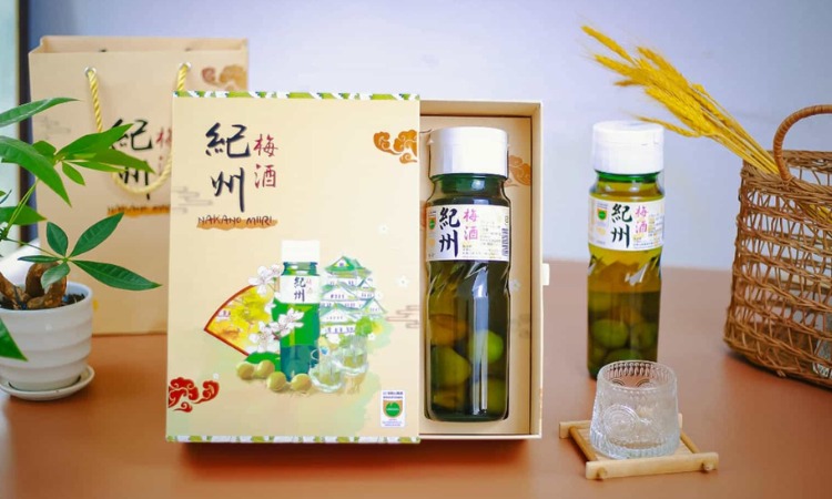 hộp quà rượu mơ