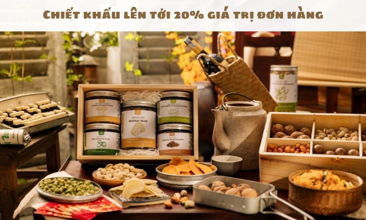 Hộp quà Tết chiết khấu cao khi đặt số lượng lớn
