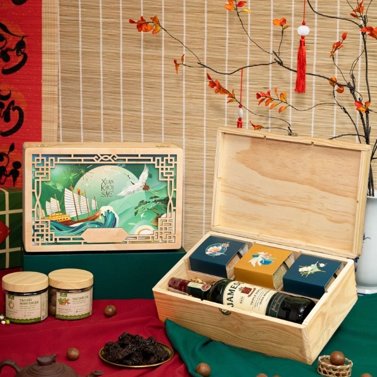 Hộp quà Tết doanh nghiệp Xuân Khởi Sắc