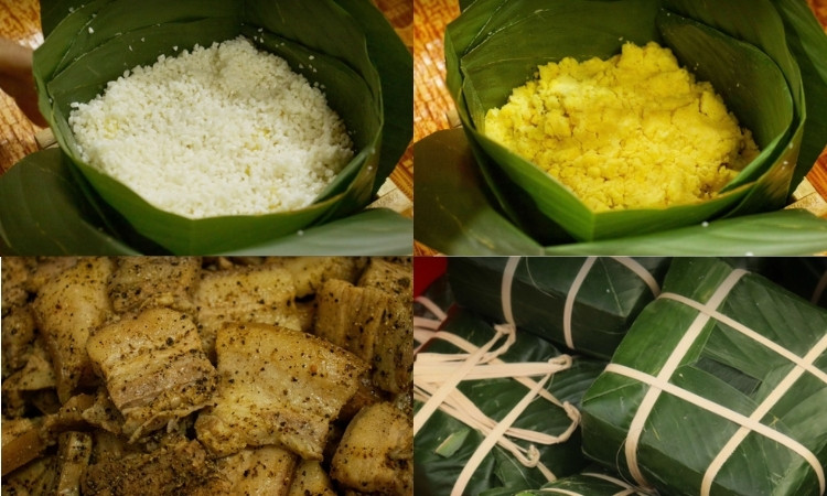 nguyên liệu nấu bánh chưng