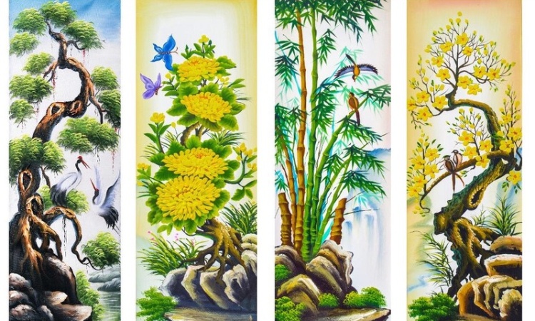 quà tất niên tranh treo tường