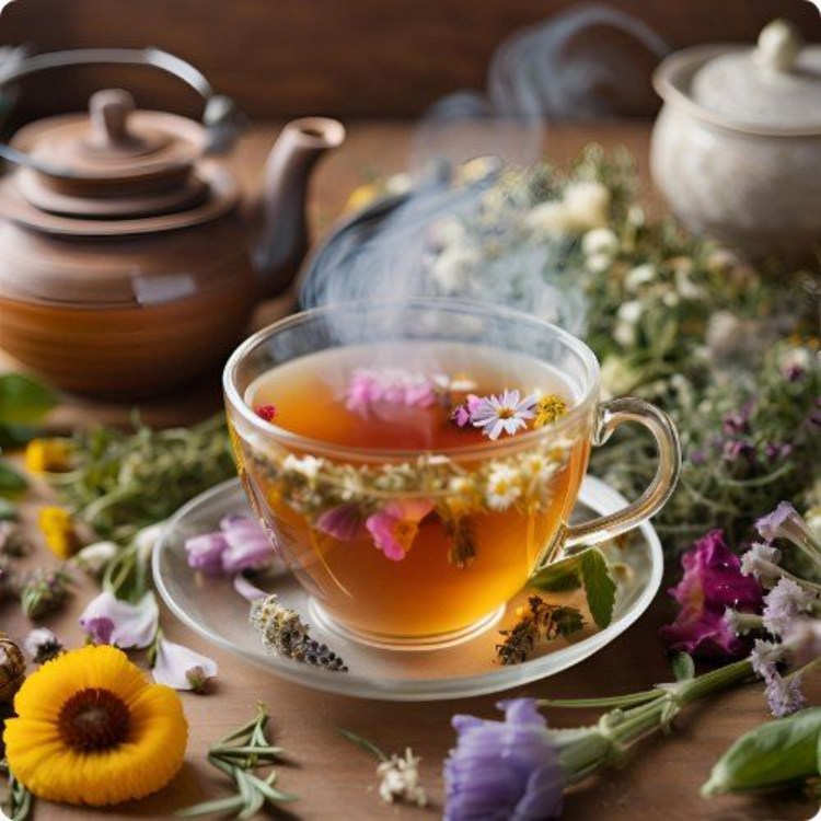 quà tết trà hoa