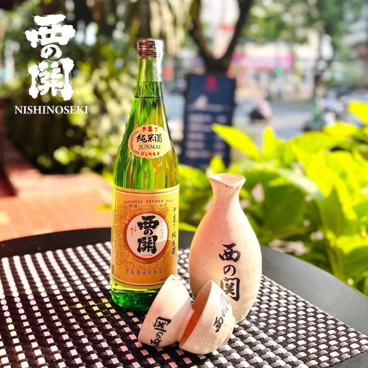 Rượu Sake Nishinoseki Junmai cao cấp