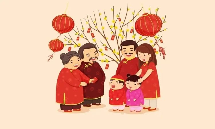 Tết sum vầy bên gia đình
