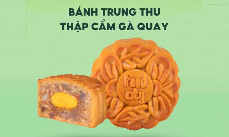 thập cẩm gà quay bánh mặn