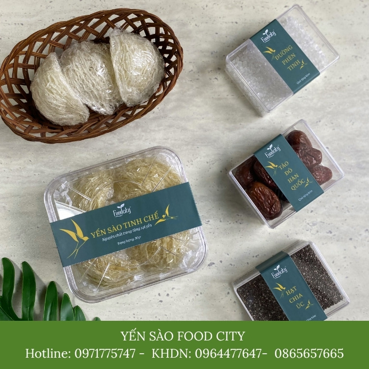 yến tinh chế loại 1 30gr foodcity